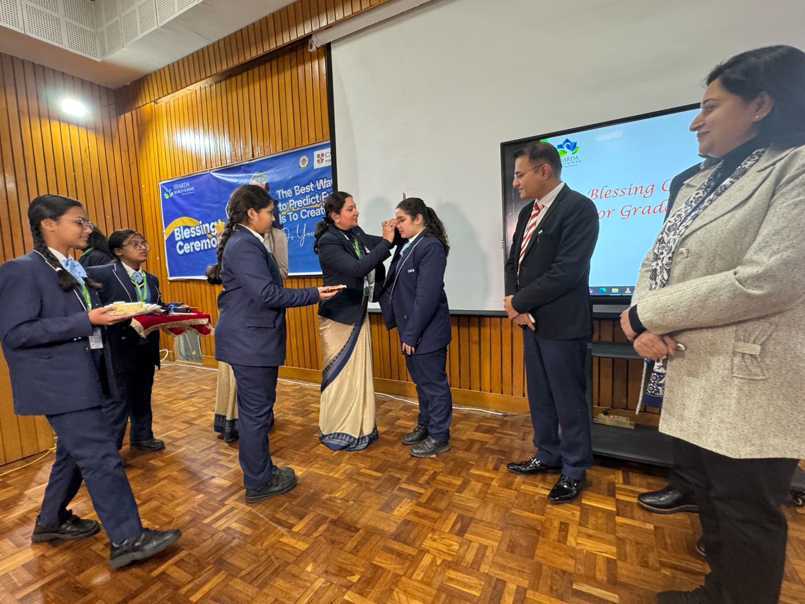 a-sacred-beginning:-blessing-ceremony-for-class-x-&-xii-board-aspirants-at-sharda-world-school